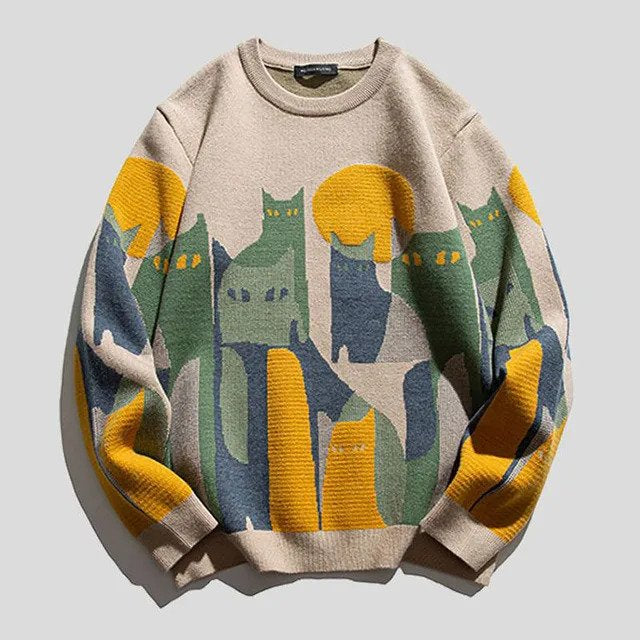 Mirla | Unisex-katt-tröja-Eva Jonsson