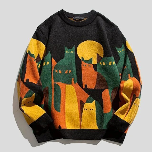 Mirla | Unisex-katt-tröja-Eva Jonsson