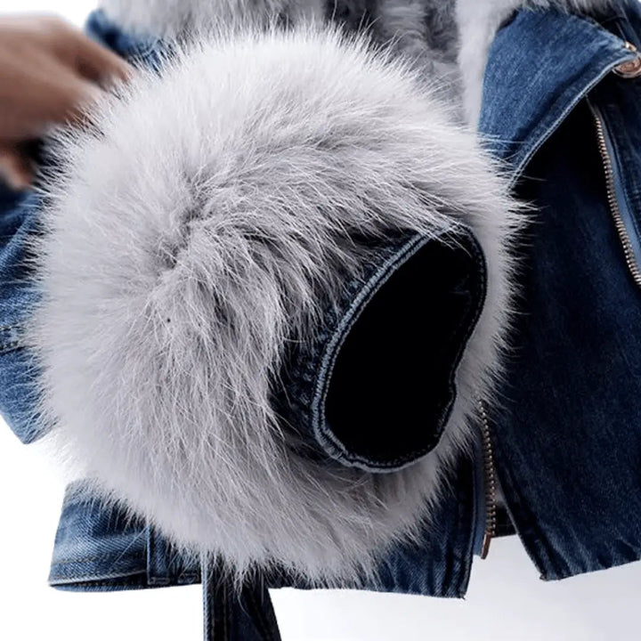 Mirla | Urban Elegans Denim & Pälsjacka-Eva Jonsson