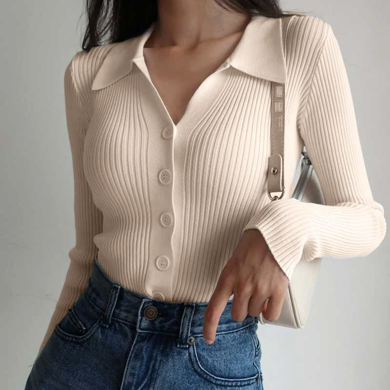 Mirla | Urringad Dam Slim-Fit Topp-Eva Jonsson