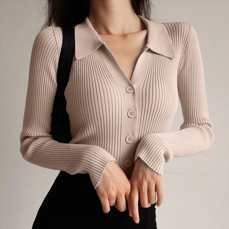 Mirla | Urringad Dam Slim-Fit Topp-Eva Jonsson