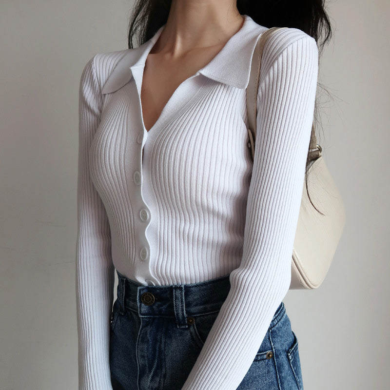 Mirla | Urringad Dam Slim-Fit Topp-Eva Jonsson