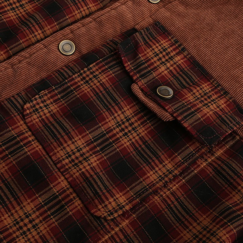 Mirla | Utomhus Flanelljacka I Skogsarbetarstil med Fleece - Fritids- och Arbetsjacka-Eva Jonsson