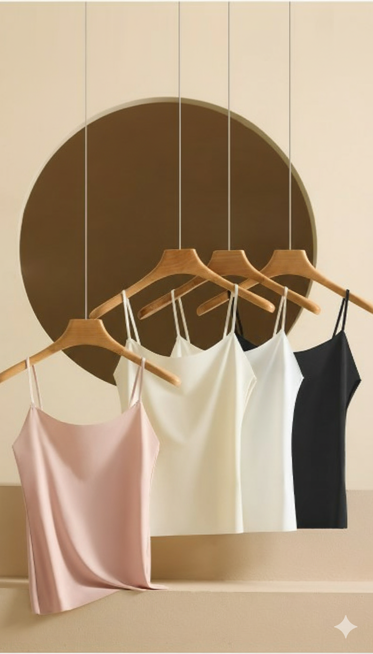 Mirla | V-hals Spaghetti Top-Eva Jonsson