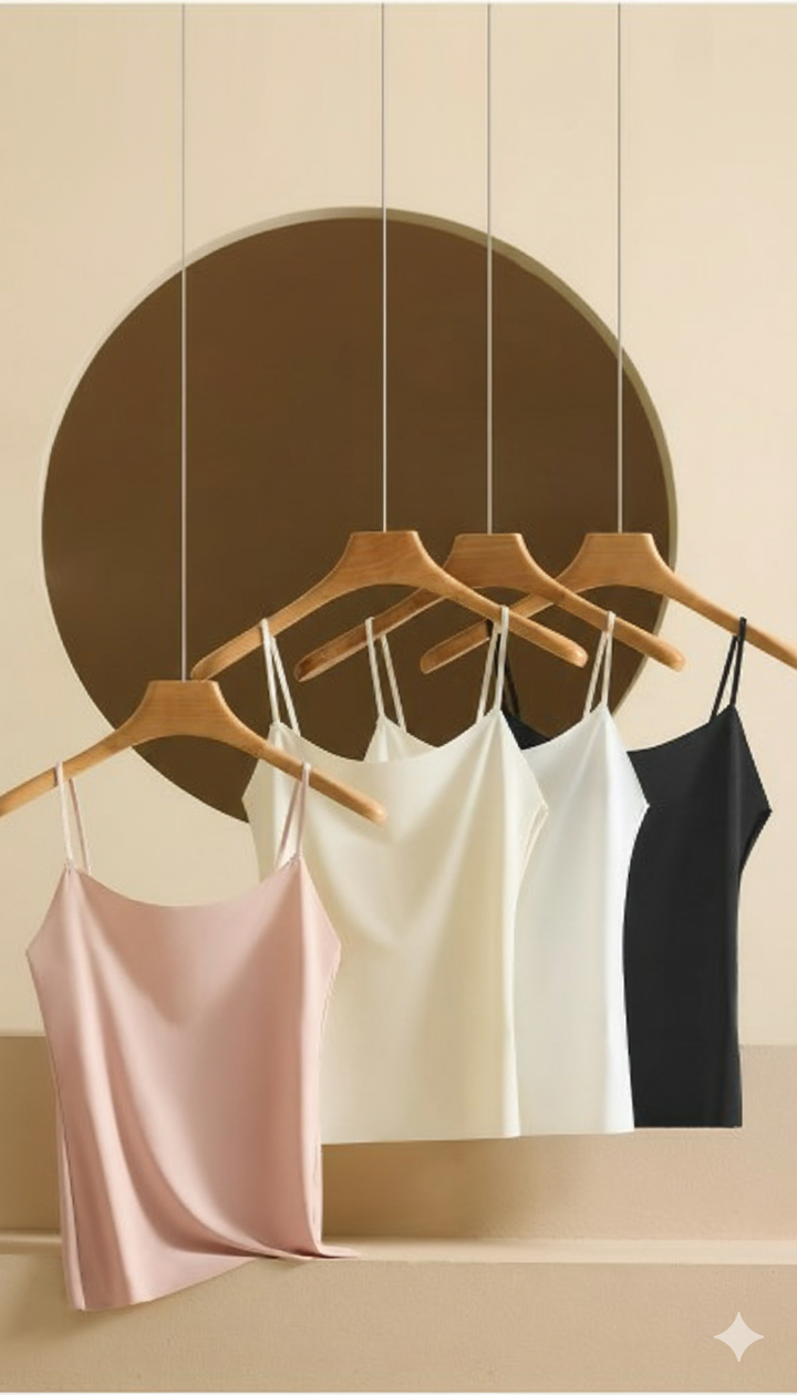 Mirla | V-hals Spaghetti Top-Eva Jonsson