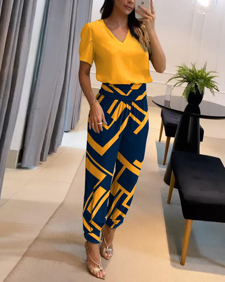 Mirla | V-ringad Jumpsuit för damer-Eva Jonsson