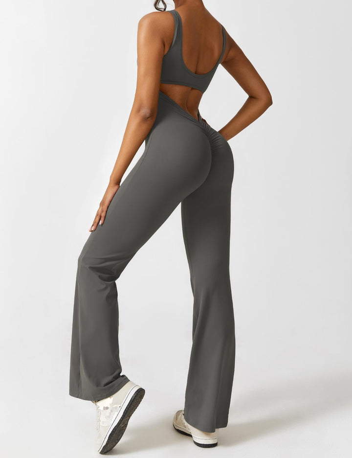 Mirla | V-rygg Utsvängd Jumpsuit-Eva Jonsson