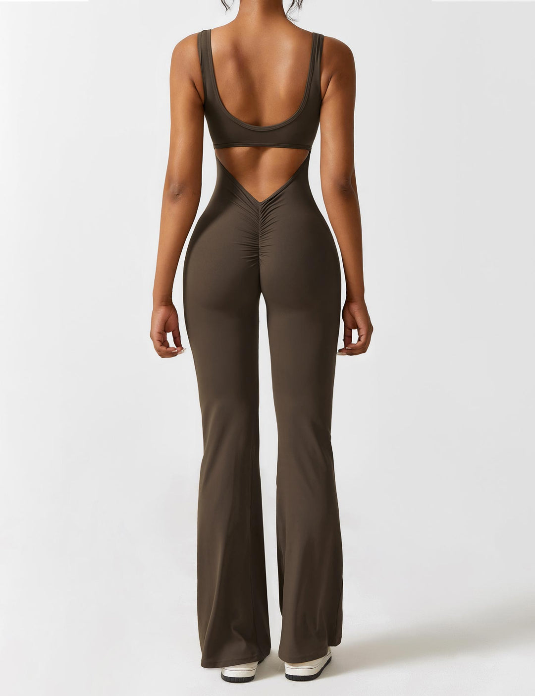 Mirla | V-rygg Utsvängd Jumpsuit-Eva Jonsson