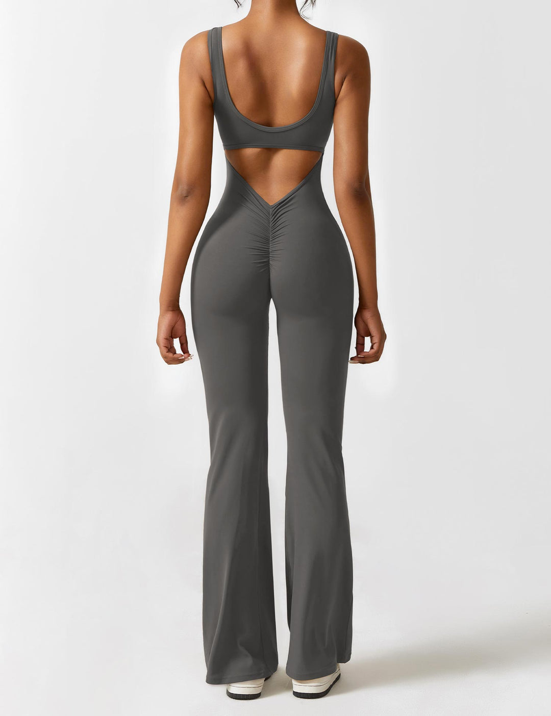 Mirla | V-rygg Utsvängd Jumpsuit-Eva Jonsson