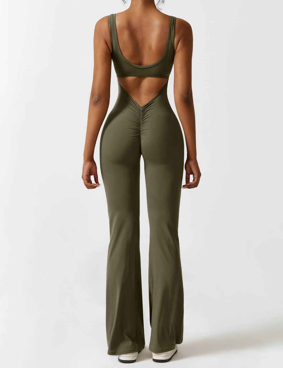 Mirla | V-rygg Utsvängd Jumpsuit-Eva Jonsson