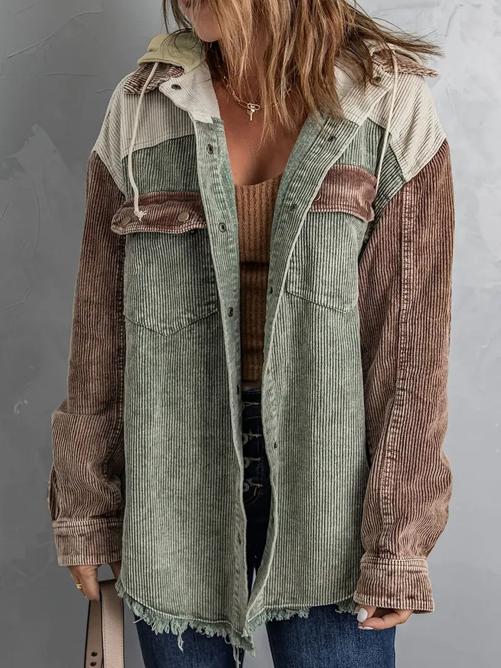 Mirla | Vacker & Bekväm Vintage Cordjacka-Eva Jonsson