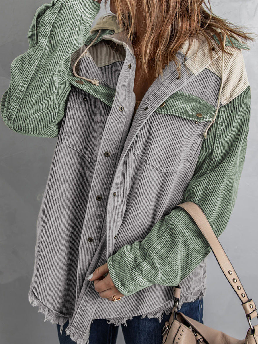 Mirla | Vacker & Bekväm Vintage Cordjacka-Eva Jonsson