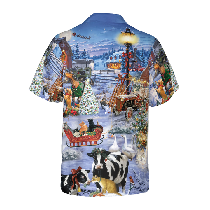 Mirla | Vackra Gårdar För Jul Hawaiian Shirt-Eva Jonsson
