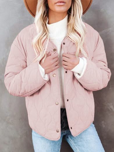 Mirla | Vadderad quiltad jacka dam elegans och komfort för Den-Eva Jonsson