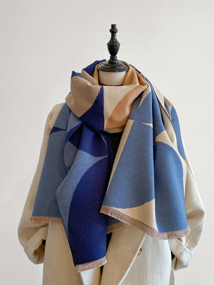 Mirla | Vändbar Cashmere Schal för Damer-Eva Jonsson