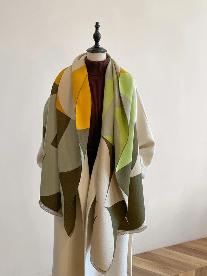Mirla | Vändbar Cashmere Schal för Damer-Eva Jonsson