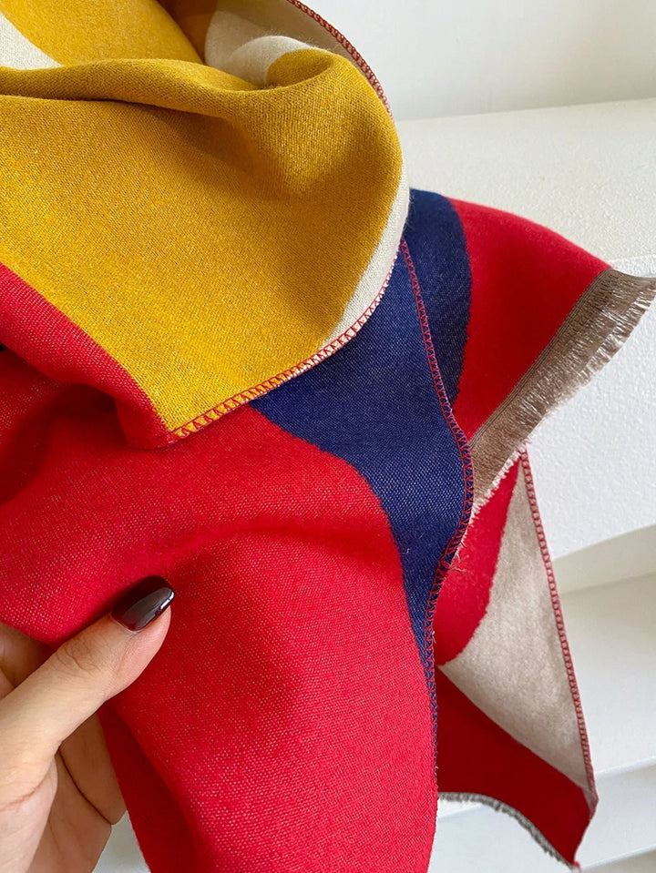 Mirla | Vändbar Cashmere Schal för Damer-Eva Jonsson