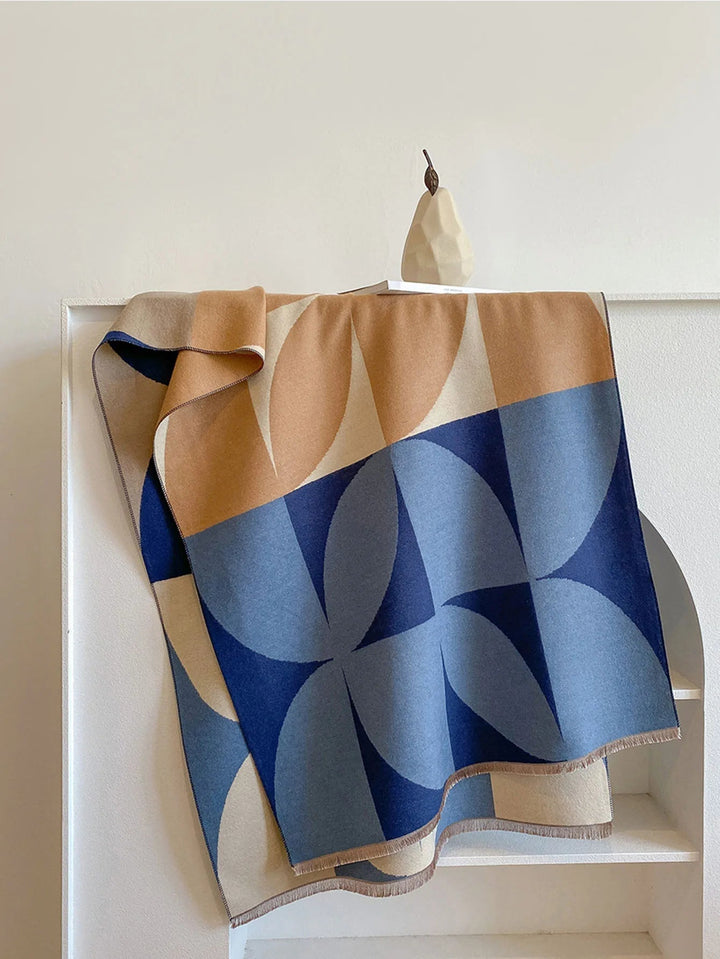 Mirla | Vändbar Cashmere Schal för Damer-Eva Jonsson