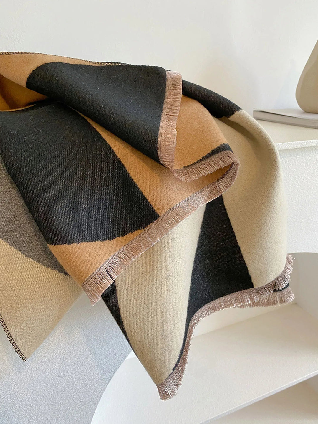 Mirla | Vändbar Cashmere Schal för Damer-Eva Jonsson