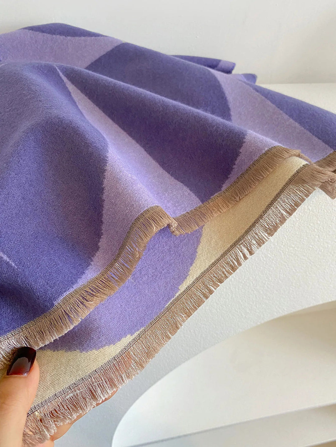 Mirla | Vändbar Cashmere Schal för Damer-Eva Jonsson