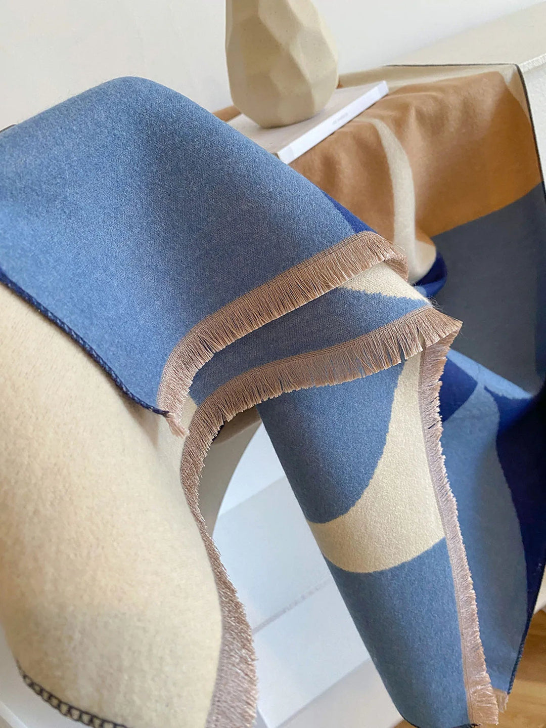 Mirla | Vändbar Cashmere Schal för Damer-Eva Jonsson