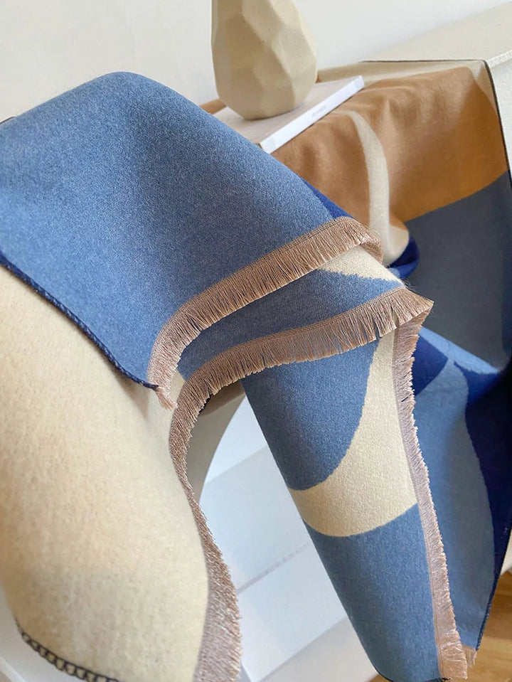 Mirla | Vändbar Cashmere Schal för Damer-Eva Jonsson