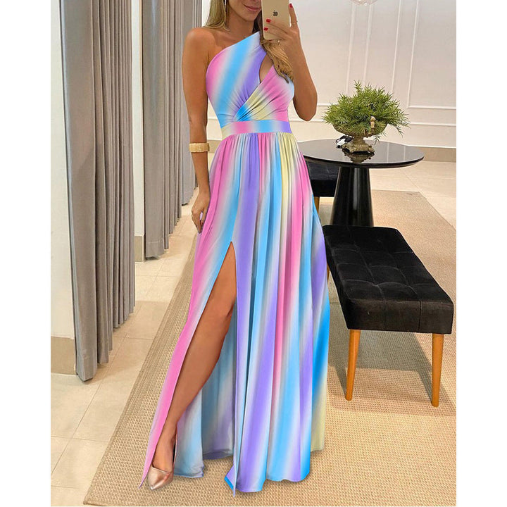 Mirla | Vår/Sommar Off-Shoulder Klänning för Kvinnor-Eva Jonsson
