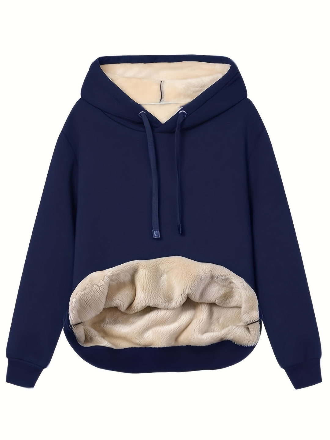 Mirla | Varm vintersnugg med fleece hoodie-Eva Jonsson