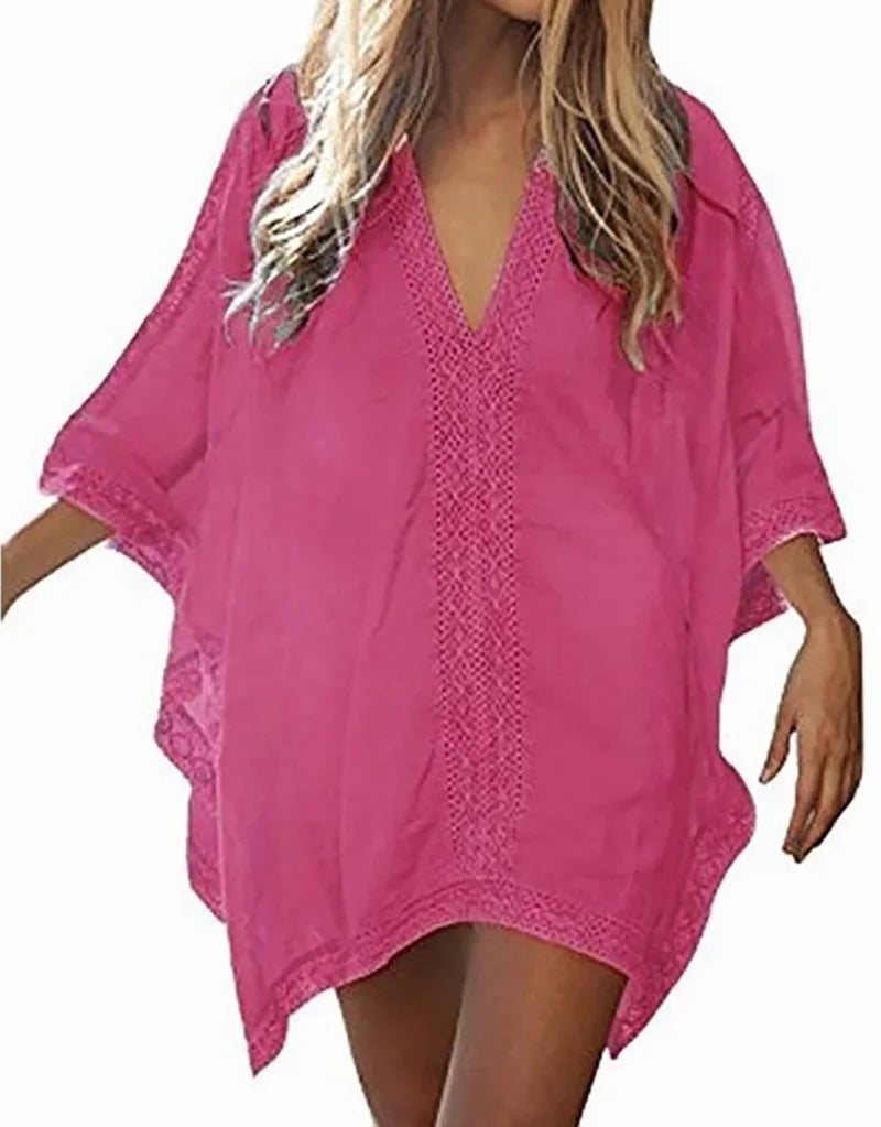 Mirla | Väska Baddräkt Cover Up Urtagen T-shirt-Eva Jonsson