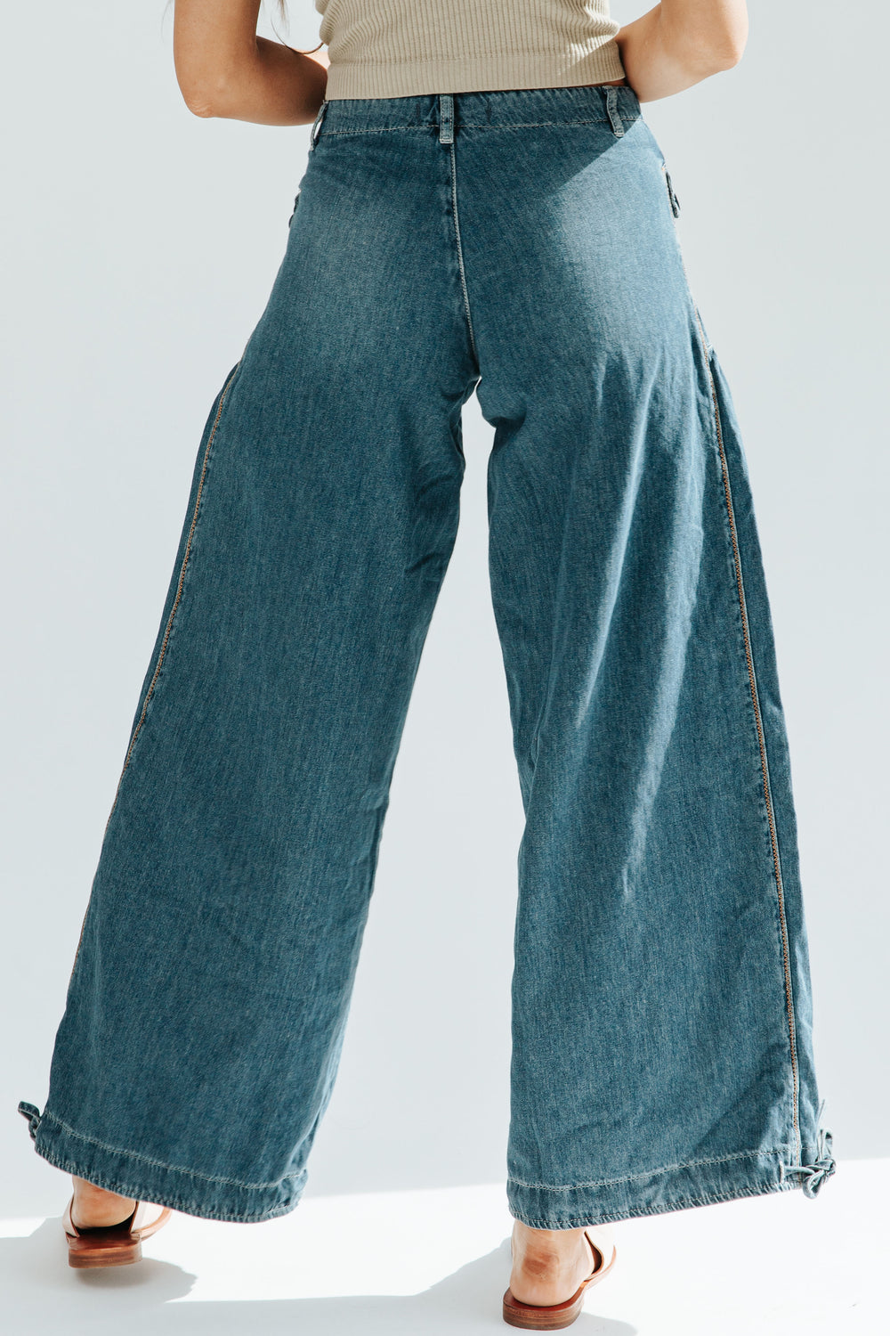 Mirla | Väskor Snörning Ballong Jeans-Eva Jonsson
