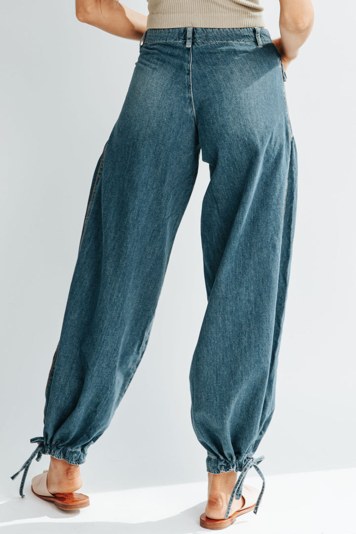 Mirla | Väskor Snörning Ballong Jeans-Eva Jonsson
