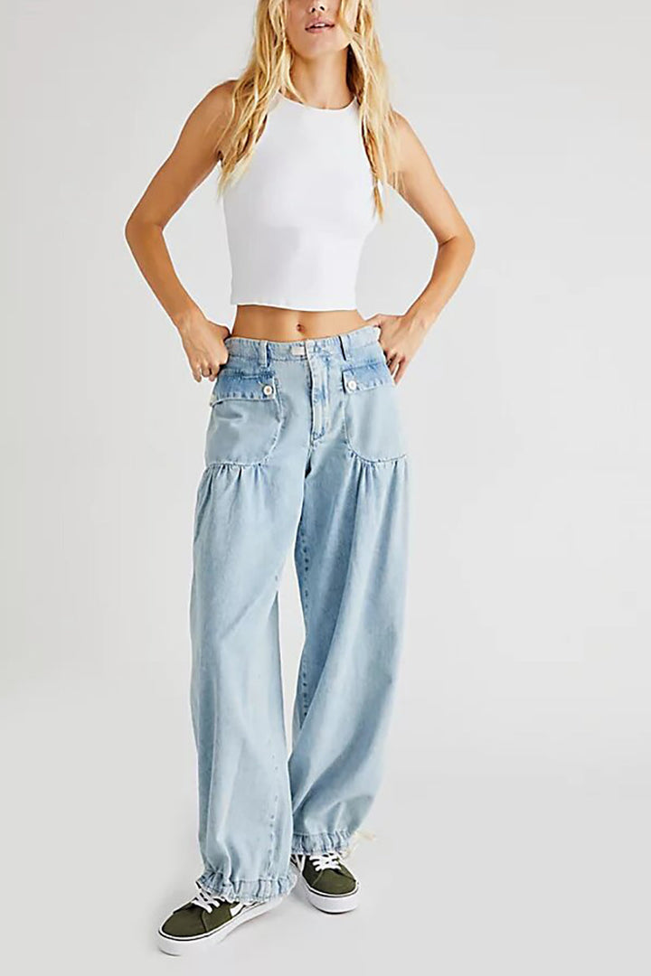 Mirla | Väskor Snörning Ballong Jeans-Eva Jonsson