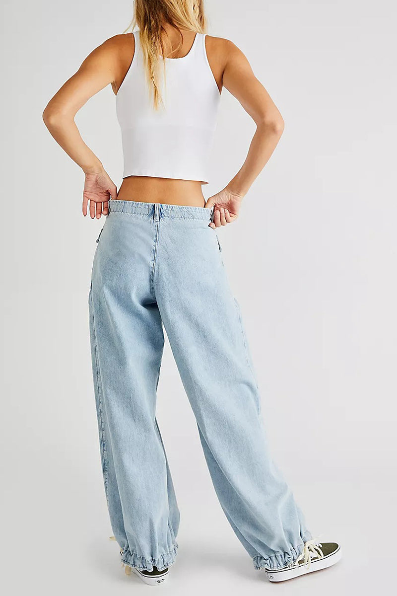 Mirla | Väskor Snörning Ballong Jeans-Eva Jonsson