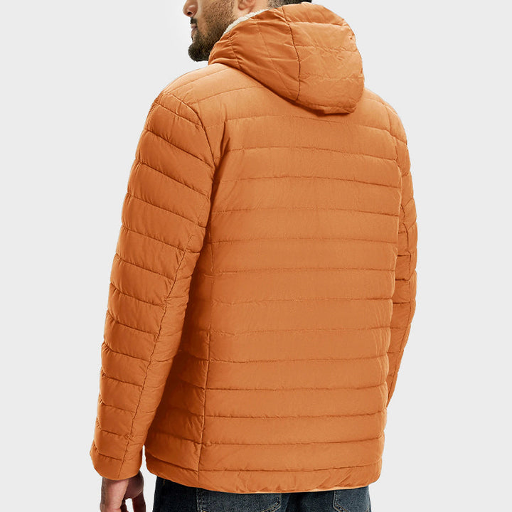 Mirla | Vattentålig Puffjacka med Sherpa-Fleece-Foder-Eva Jonsson