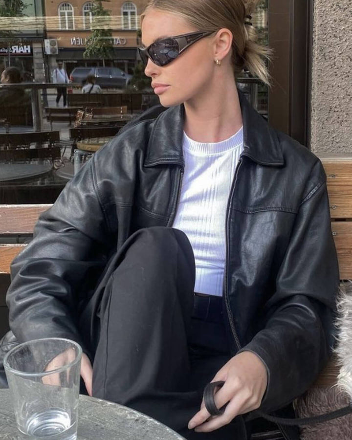 Mirla | Vegansk Läderjacka-Eva Jonsson