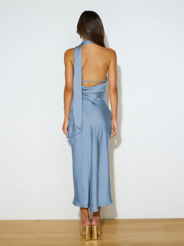 Mirla | Vibrant Halter-Midi-klänning-Eva Jonsson