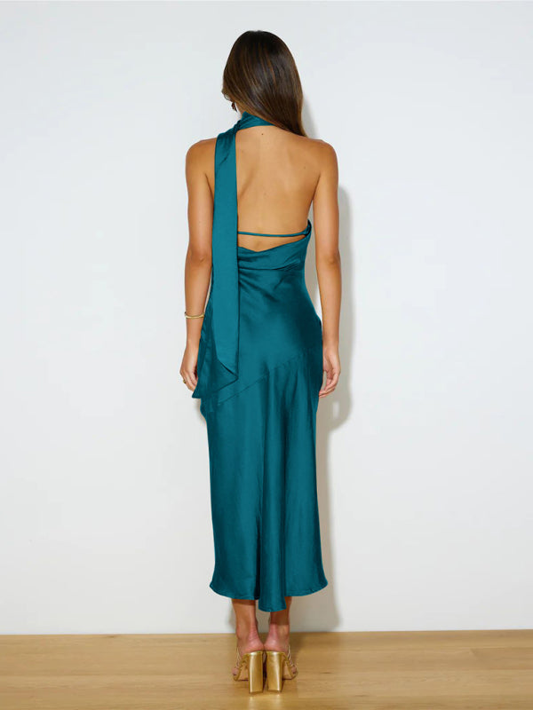 Mirla | Vibrant Halter-Midi-klänning-Eva Jonsson