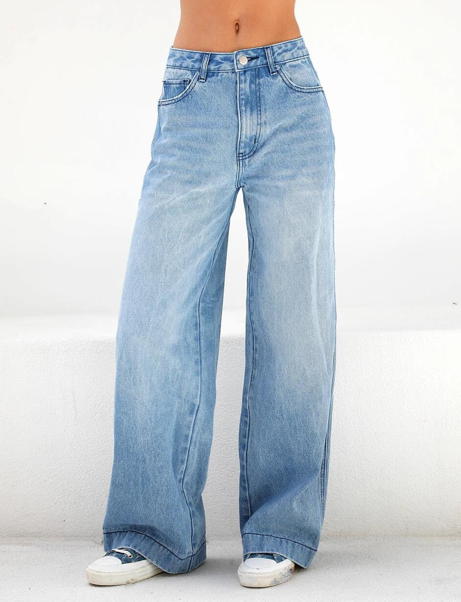 Mirla | Vida ben Flared Hög midja Denim Jeans-Eva Jonsson