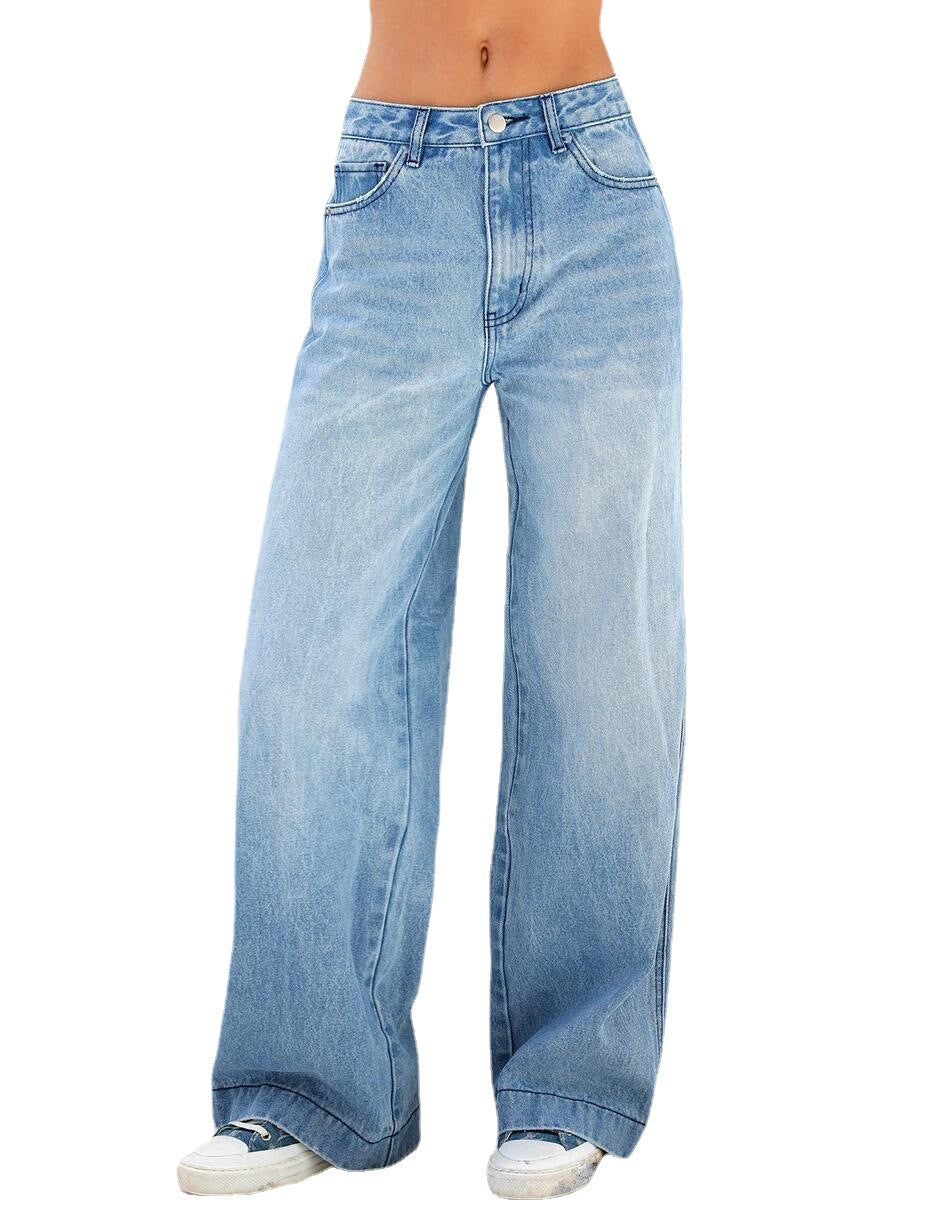 Mirla | Vida ben Flared Hög midja Denim Jeans-Eva Jonsson