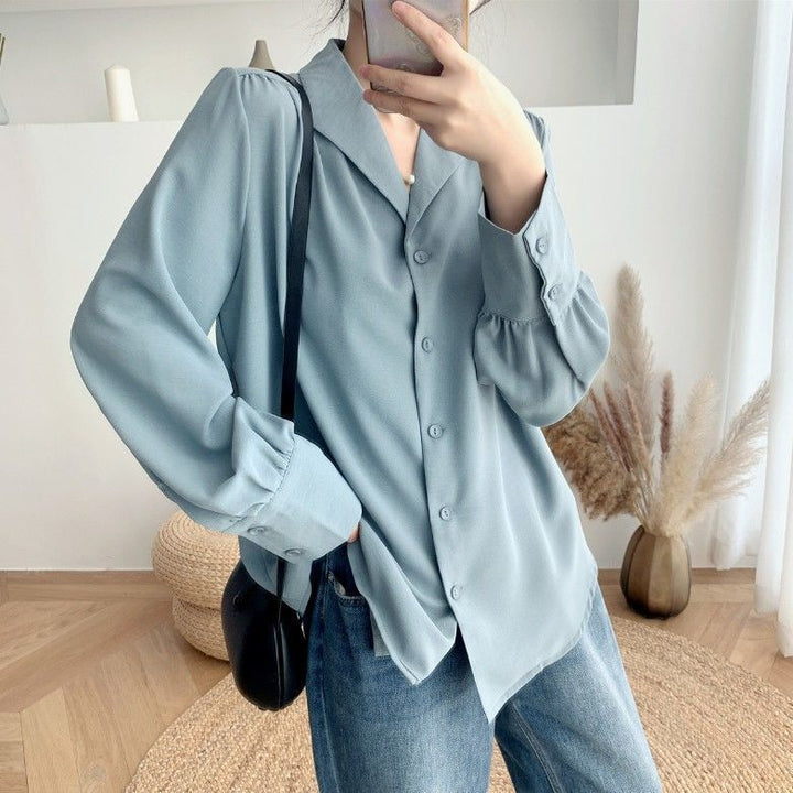 Mirla | Viktorianskt Inspirerad Blus med Hög Krage-Eva Jonsson