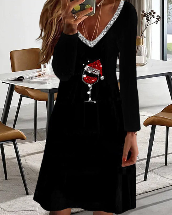 Mirla | Vin och Dine Svart Julklänning-Eva Jonsson