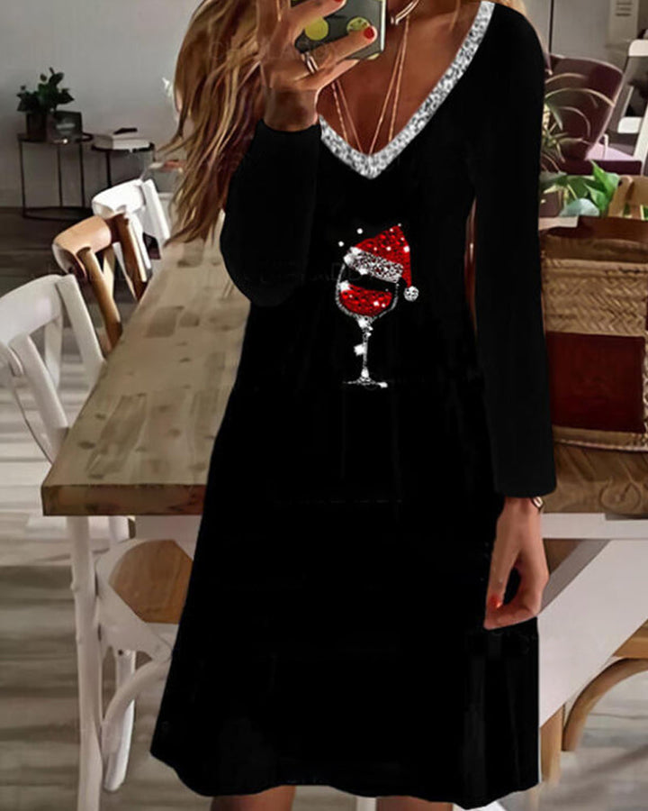 Mirla | Vin och Dine Svart Julklänning-Eva Jonsson