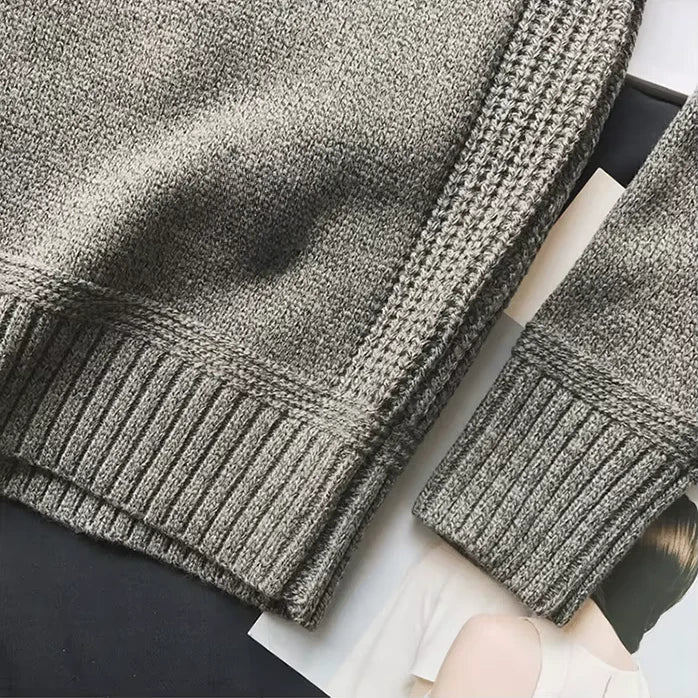 Mirla | Vintage Ellenbogen-Patch Tröja-Eva Jonsson