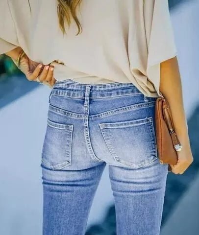 Mirla | Vintage Figursydd Flare-Jeans-Eva Jonsson