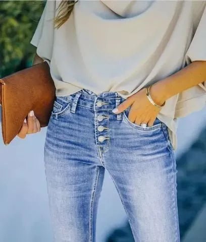 Mirla | Vintage Figursydd Flare-Jeans-Eva Jonsson