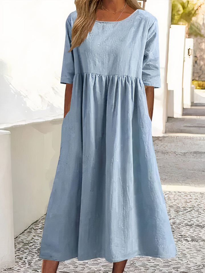 Mirla | Vintage Halvlångklänning-Eva Jonsson