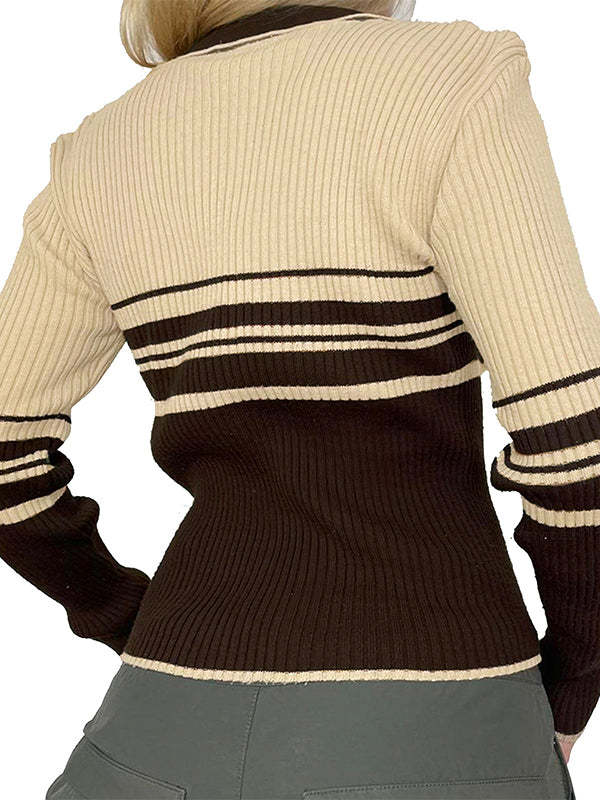 Mirla | Vintage Randig Patchwork-Reverscardigan-Eva Jonsson