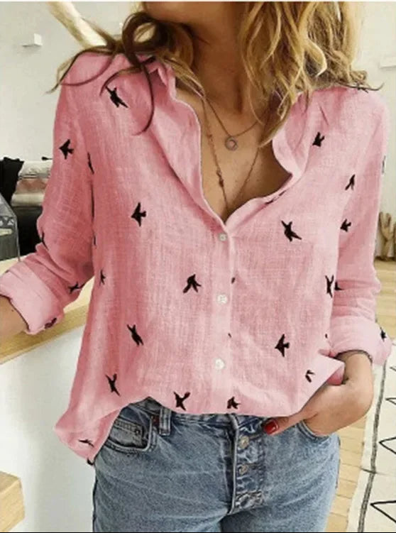 Mirla | Vintage linneblus-Eva Jonsson