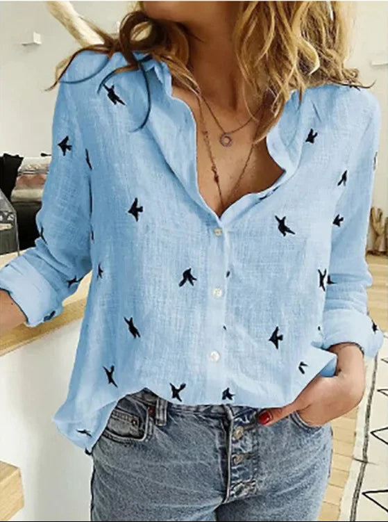 Mirla | Vintage linneblus-Eva Jonsson