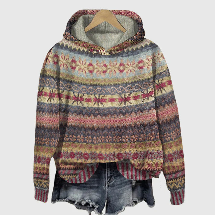 Mirla | Vintages Fair Isle Hoody-Eva Jonsson